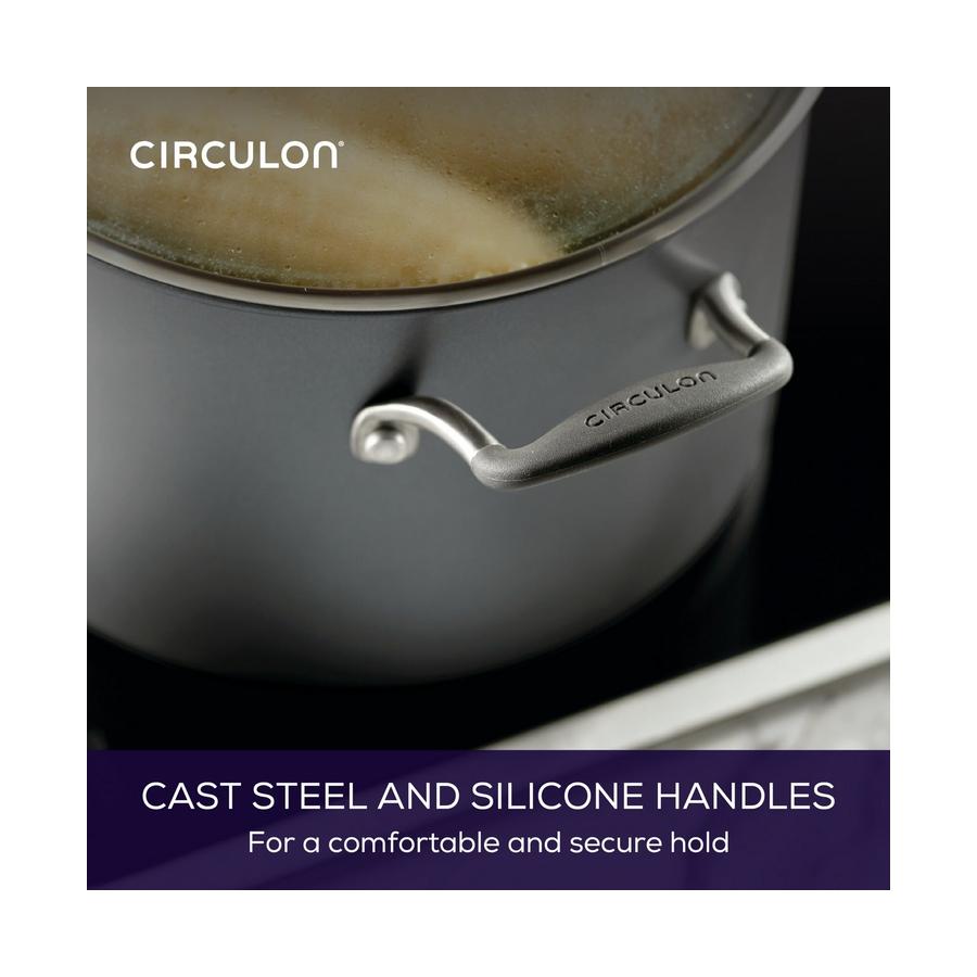 Circulon ScratchDefense A1 3 Piece Cookware Set Black Black