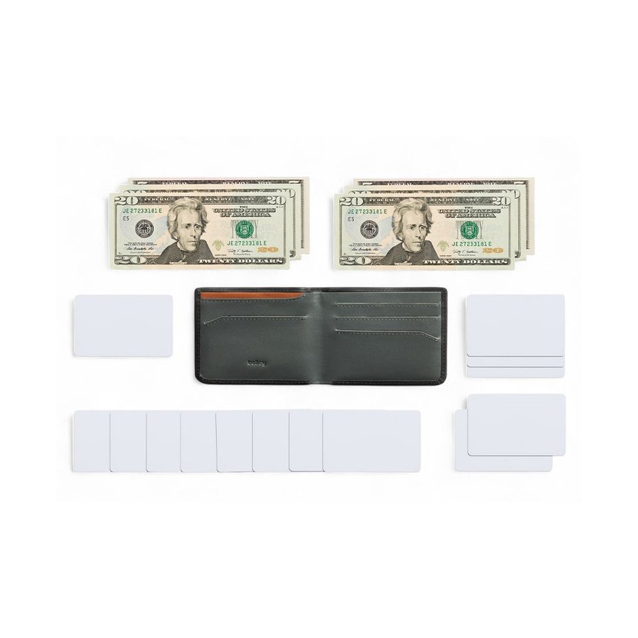 Bellroy RFID Hide & Seek LO Leather Wallet Night Forest Night Forest