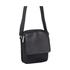 Pierre Cardin Memphis Italian Leather Travel Bag Black