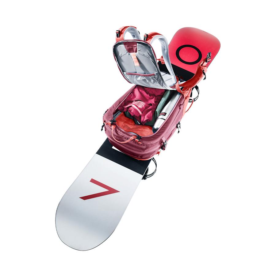 Deuter Freerider 28 SL Ski & Snow Backpack Currant-Maroon Currant-Maroon