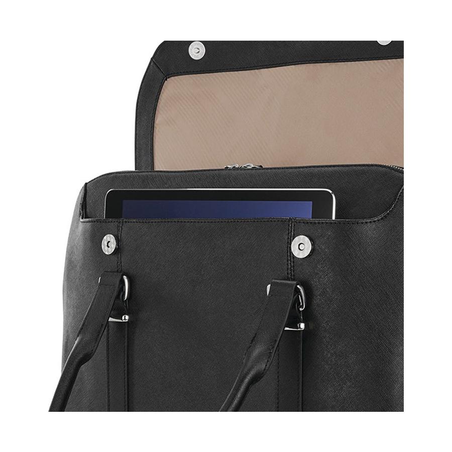 Samsonite Women's Executive Leather Convertible Brief Black Black