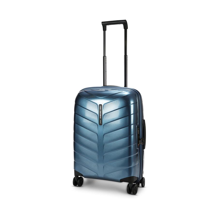 Samsonite Attrix 55cm Hardside Carry-On Suitcase Steel Blue Steel Blue