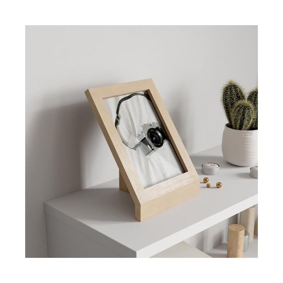 Umbra Podium Picture Frame (13cm x 18cm) Natural Natural