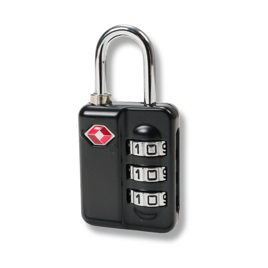Caselite 3-Dial TSA Combination Lock Black Black