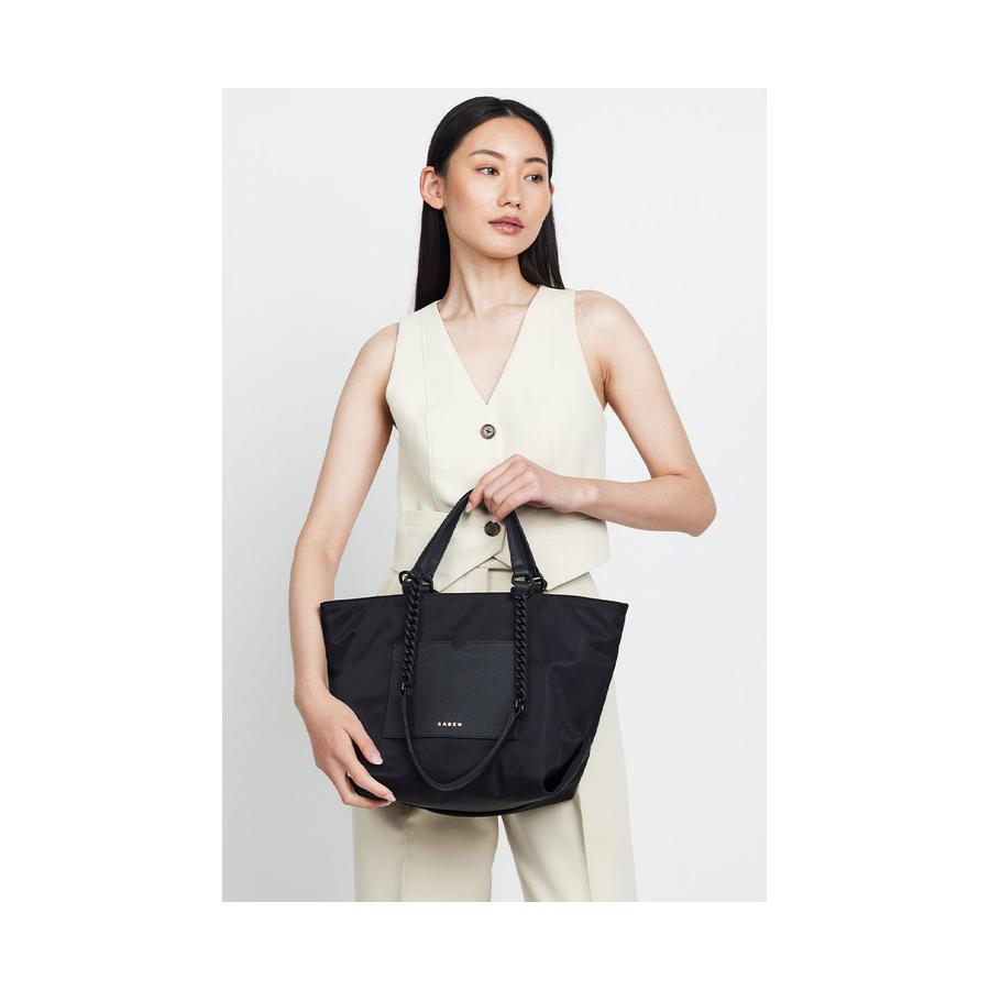 Saben Paris Tote Black Black