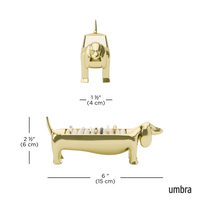 Umbra Daschie Ring Holder Brass Brass