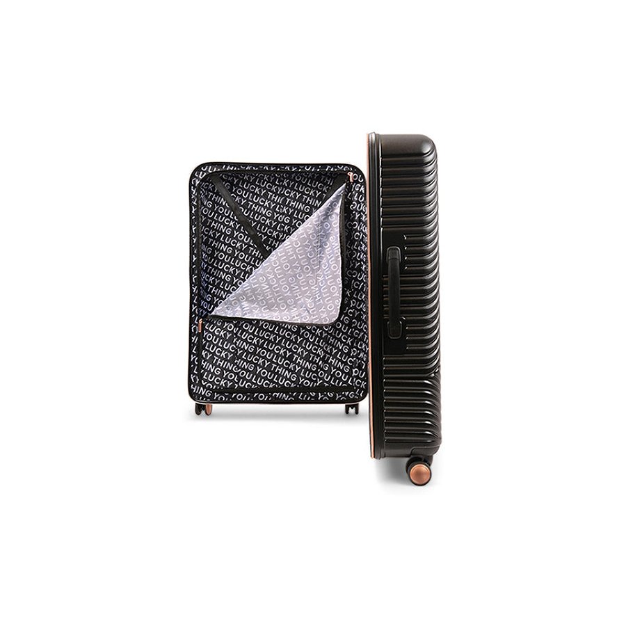 Saben Going Places 76cm Hardside Suitcase Black Black