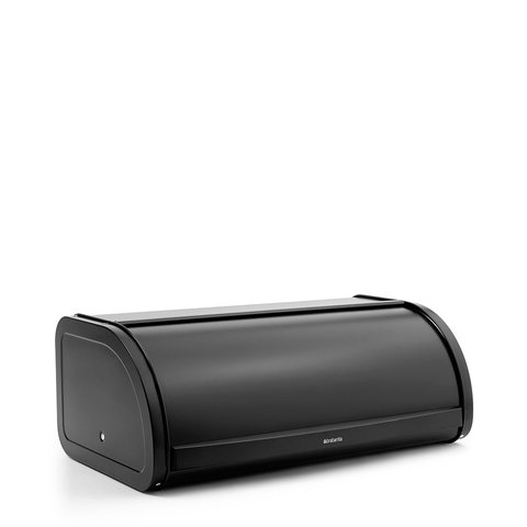 Brabantia Roll Top Bread Bin Matte Black