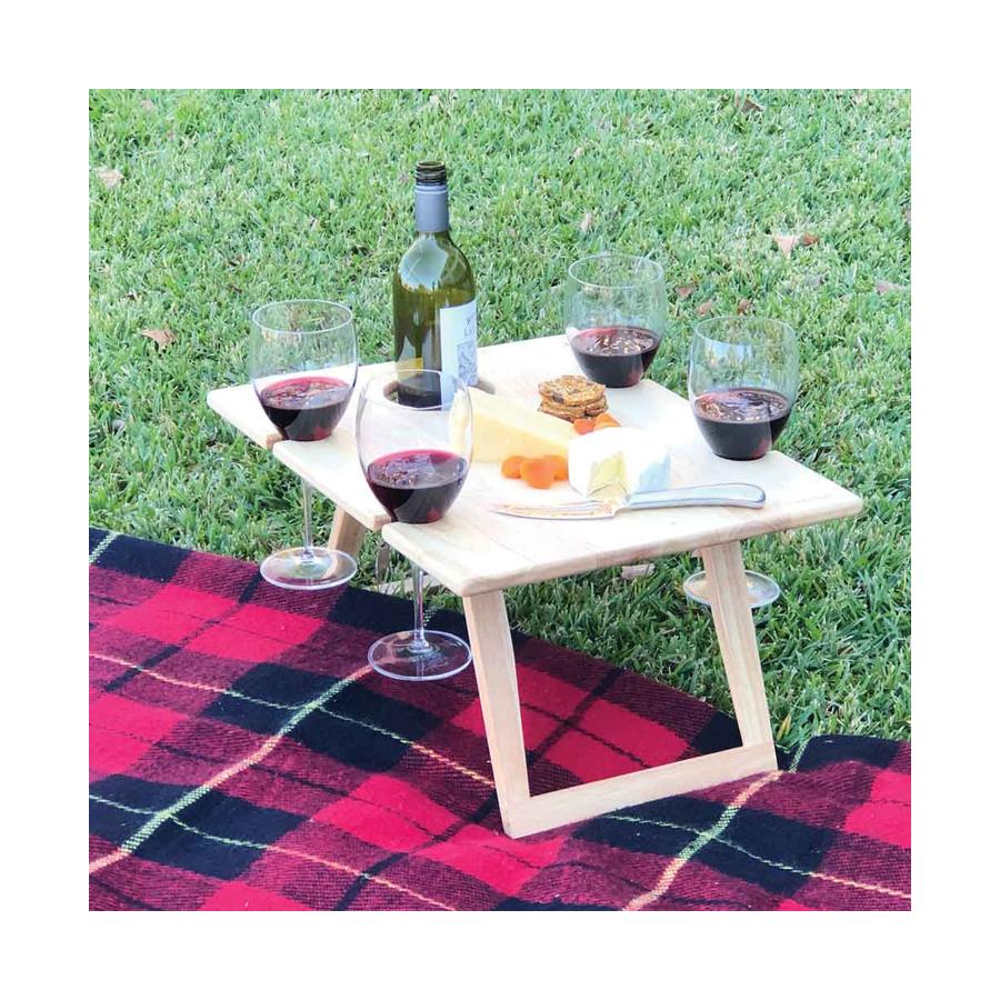 Stanley Rogers Medium Travel Picnic Table Wood Wood