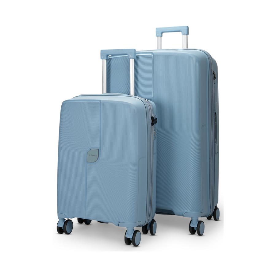 Caselite Aero 56cm & 75cm Hardside Luggage Set Light Blue Light Blue
