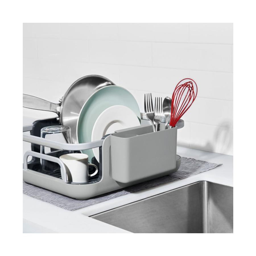 OXO Good Grips Over Sink Dish Rack Silver/Grey Silver/Grey