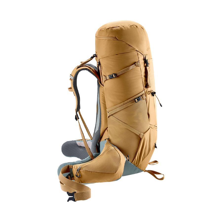 Deuter Aircontact Core 60+10 Trekking Backpack Almond-Teal Almond-Teal