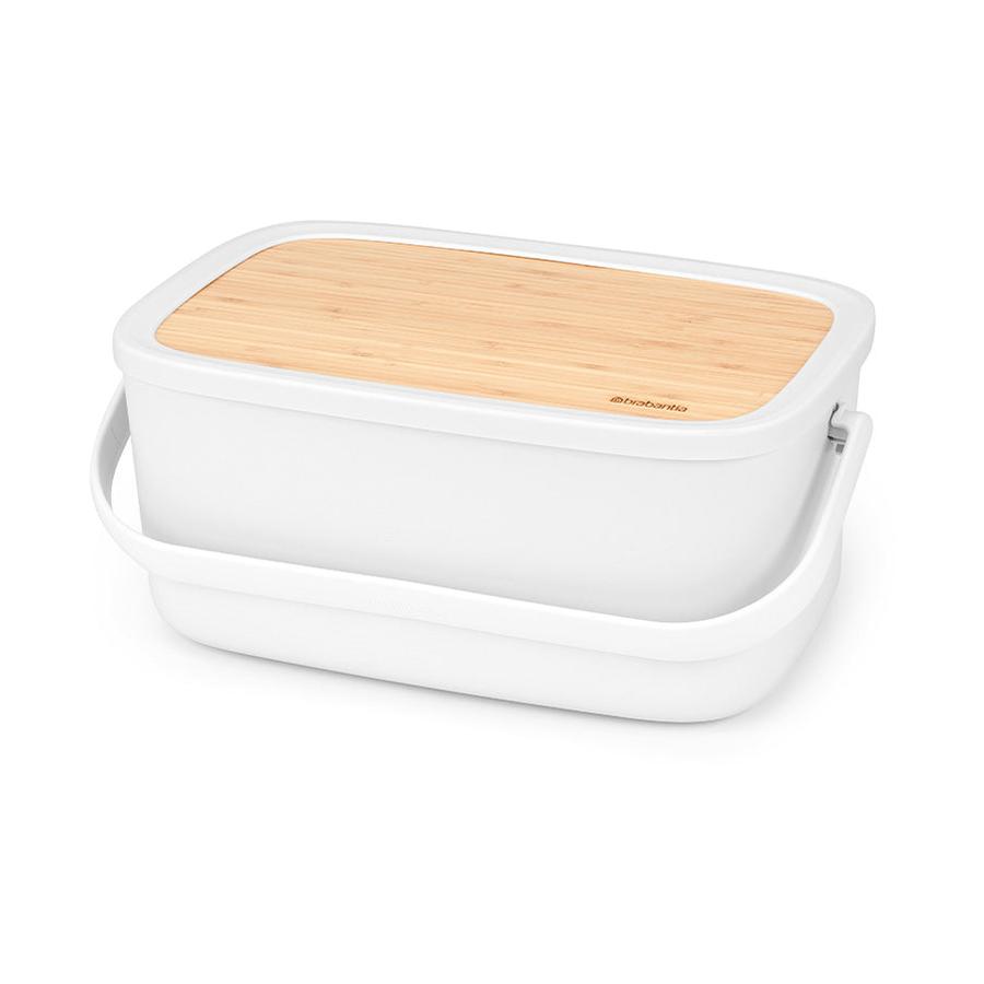 Brabantia Nic Bread Bin Light Grey Light Grey