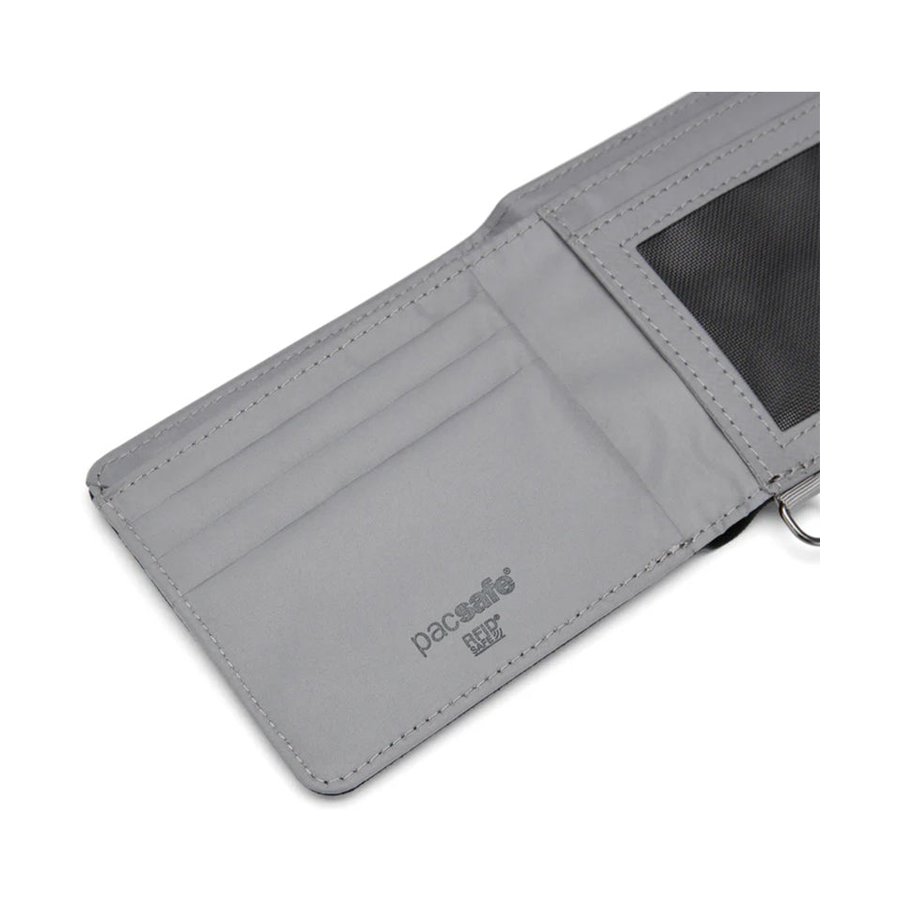 Pacsafe RFIDsafe RFID Blocking Bifold Wallet Jet Black Jet Black