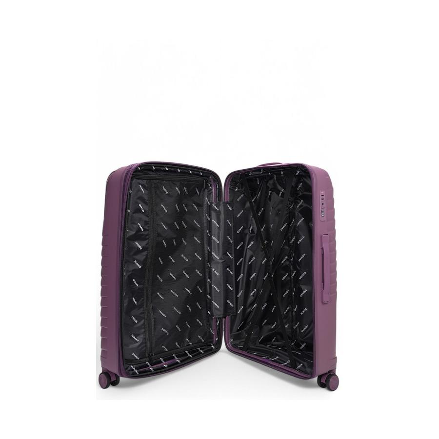 Nomad Journey 56cm, 66cm & 75cm Hardside Luggage Set Purple Purple