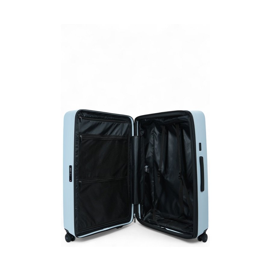 Samsonite Restackd 81cm Hardside Checked Suitcase Glacier Glacier
