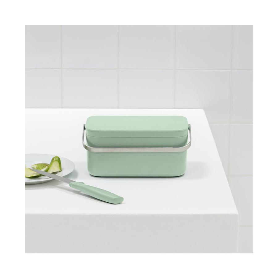 Brabantia Food Waste Caddy Jade Green Jade Green
