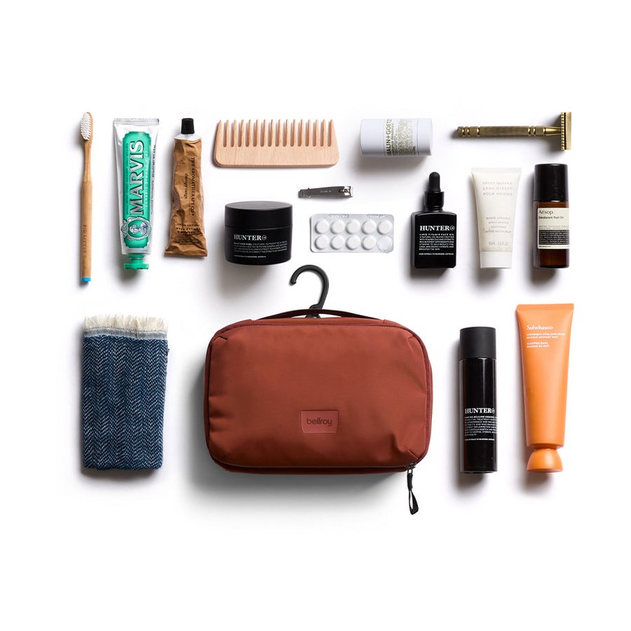 Bellroy Hanging Toiletry Kit Clay Clay