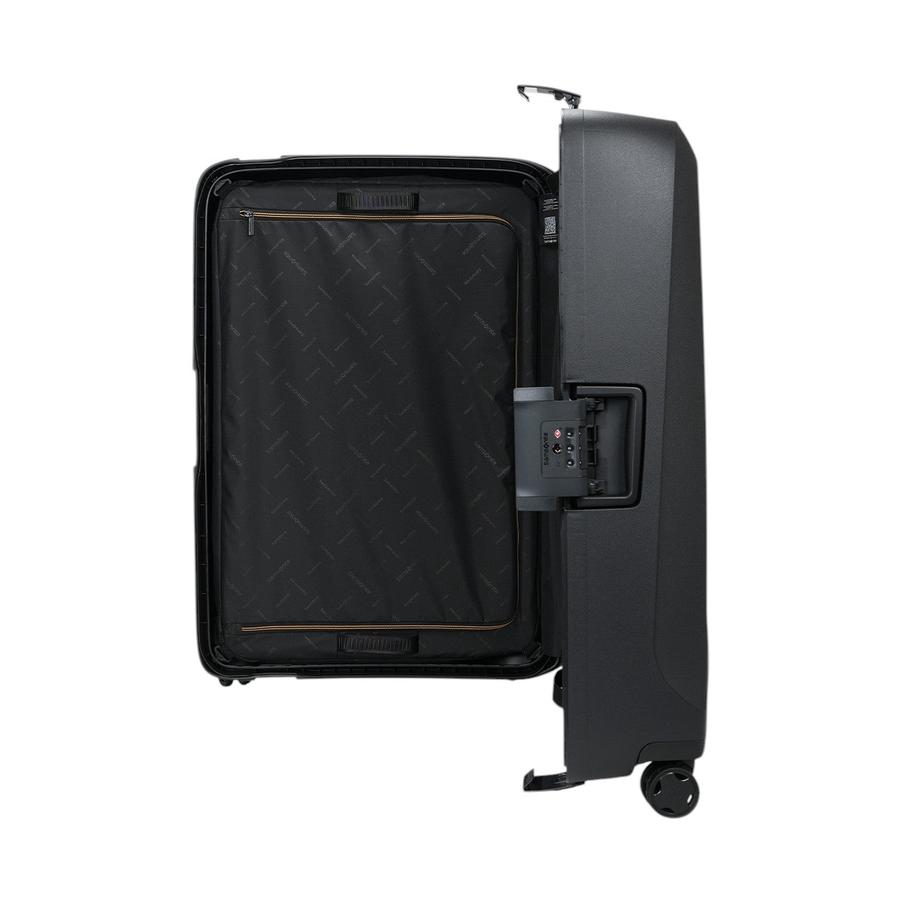 Samsonite Essens 81cm Hardside Checked Suitcase Graphite Graphite