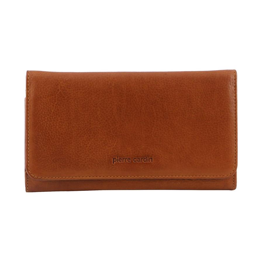 Pierre Cardin Lucy Women's Italian Leather RFID Wallet Cognac Cognac