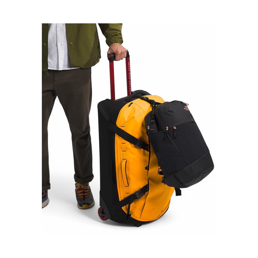 The North Face Base Camp Rolling Thunder 77cm Checked Suitcase Summit Gold Summit Gold