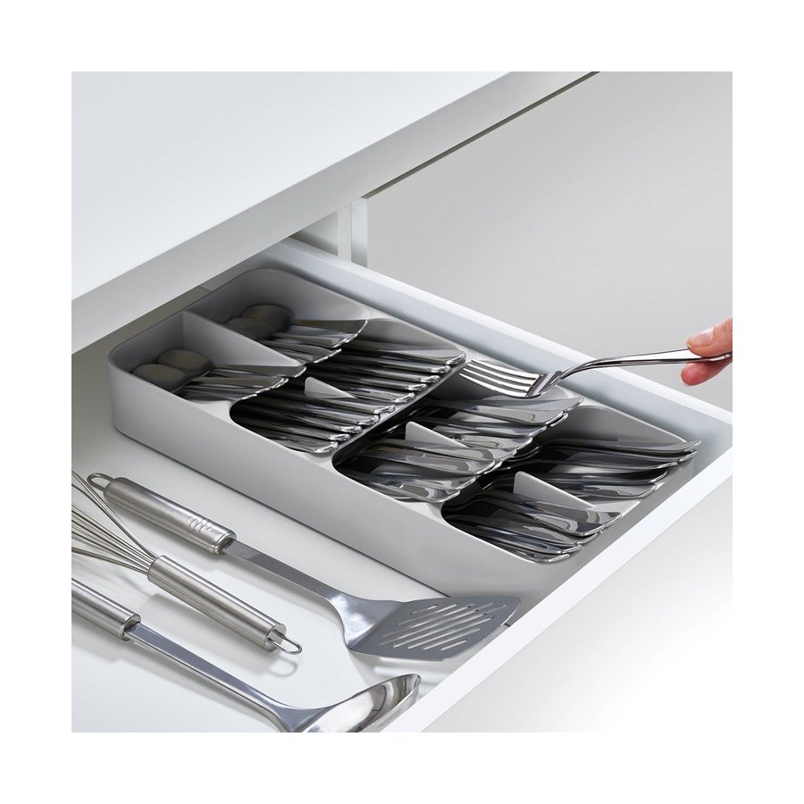 Joseph Joseph DrawerStore Large Cutlery Organiser Grey Grey