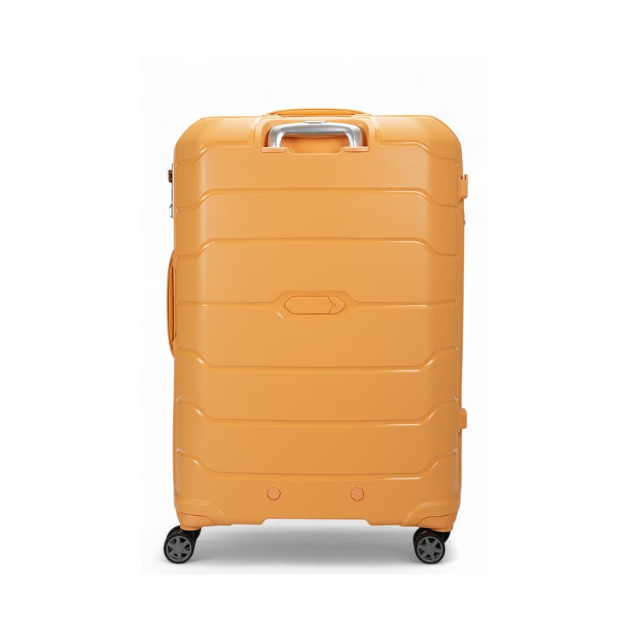 Samsonite Oc2lite 75cm Hardside Checked Suitcase Honey Gold Honey Gold