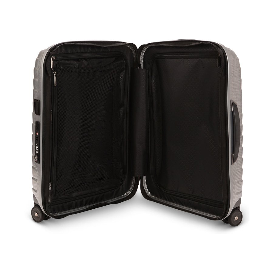 Samsonite Proxis 55cm Hardside Carry-On Suitcase Silver Silver