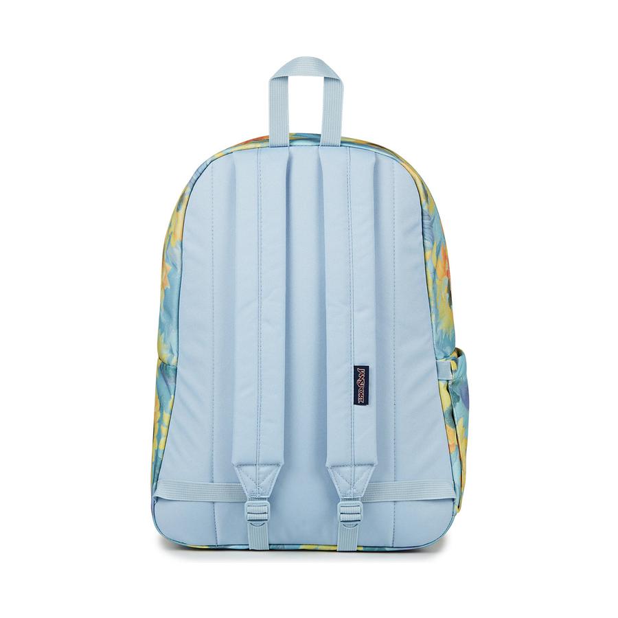 Jansport Superbreak Plus Backpack Surreal Sunflowers Blue Dusk Surreal Sunflowers Blue Dusk
