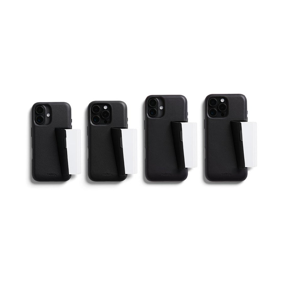 Bellroy iPhone 16 Phone Case – 3 Card Black | Luggage.co.nz