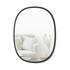 Umbra Hub Oval Wall Mirror (61cm x 45.7cm) Black