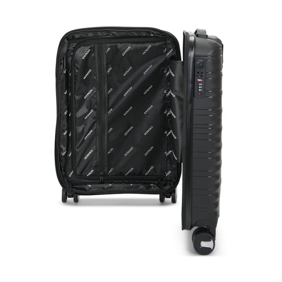 Nomad Discover 56cm & 65cm Hardside Luggage Set Black Black