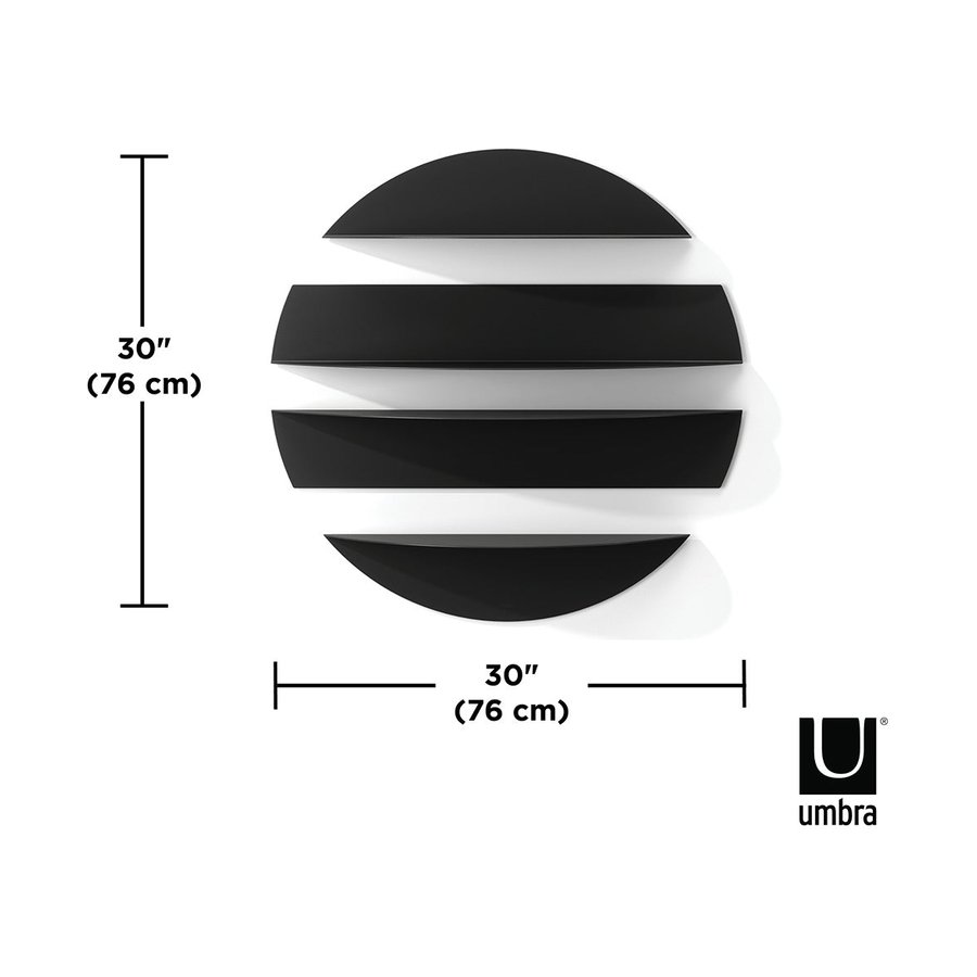Umbra Solis Wall Shelves Black Black