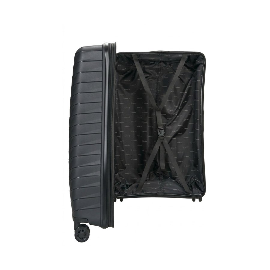 Caselite Expedition 56cm & 75cm Hardside Luggage Set Black Black