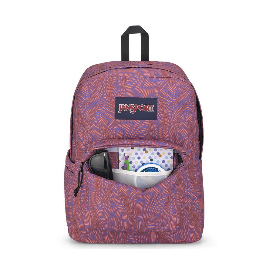 Jansport Superbreak Plus Backpack Moire Ripples Moire Ripples