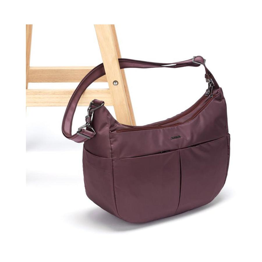 Pacsafe Cruise Anti-Theft Carry All Crossbody Bag Pinot Pinot