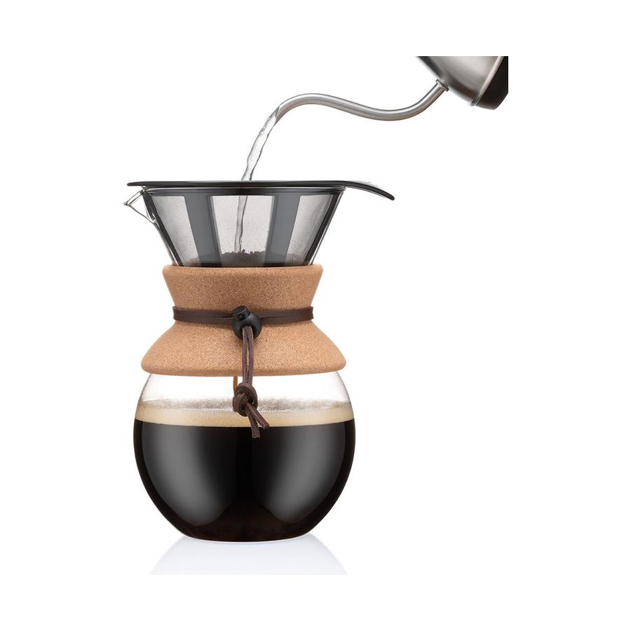 Bodum Pour Over 1L Coffee Maker with Permanent Filter Cork Cork
