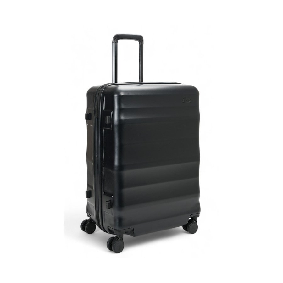 Explorer Luna-Air 63cm Hardside Checked Suitcase Black Black