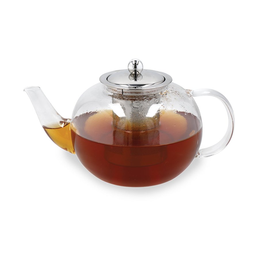 La Cafetiere 1.5L Glass Teapot with Stainless Steel Infuser Clear Clear
