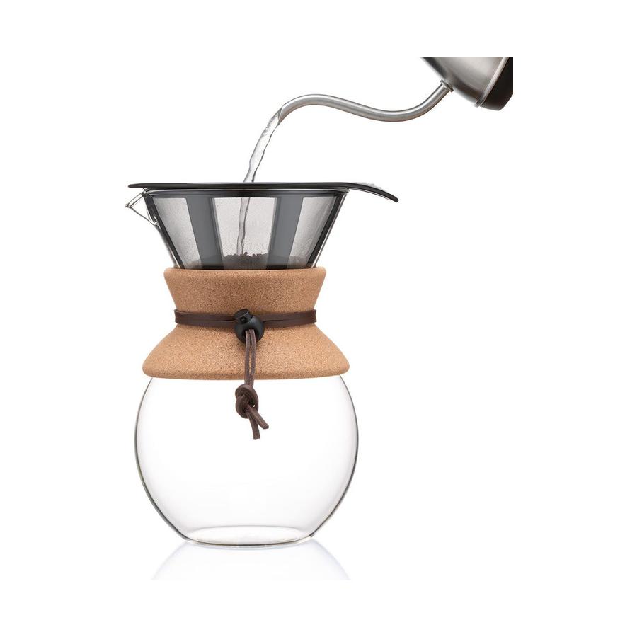 Bodum Pour Over 1L Coffee Maker with Permanent Filter Cork Cork