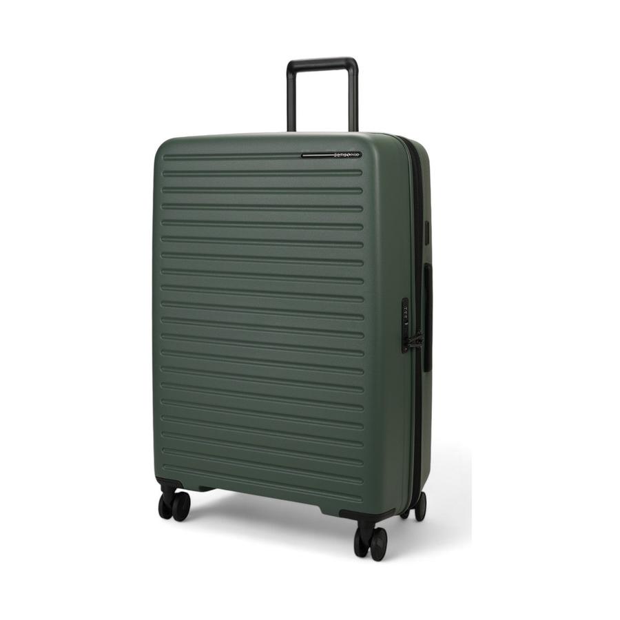 Samsonite Restackd 75cm Hardside Checked Suitcase Sage Sage