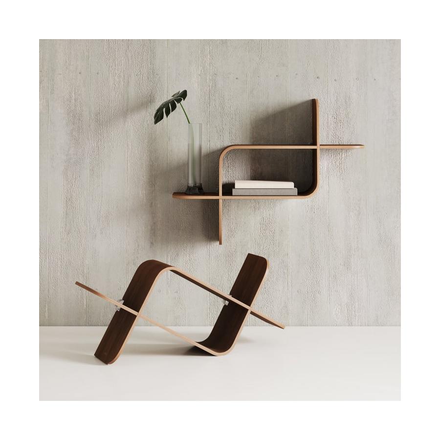 Umbra Montage Shelf Light Walnut Light Walnut