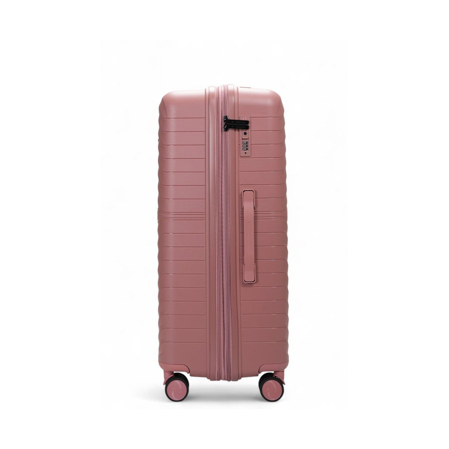 Caselite Summit 75cm Hardside Checked Suitcase Rose Rose