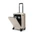 Explorer Luna-Air 55cm Front Access Hardside Carry-On Suitcase Oat