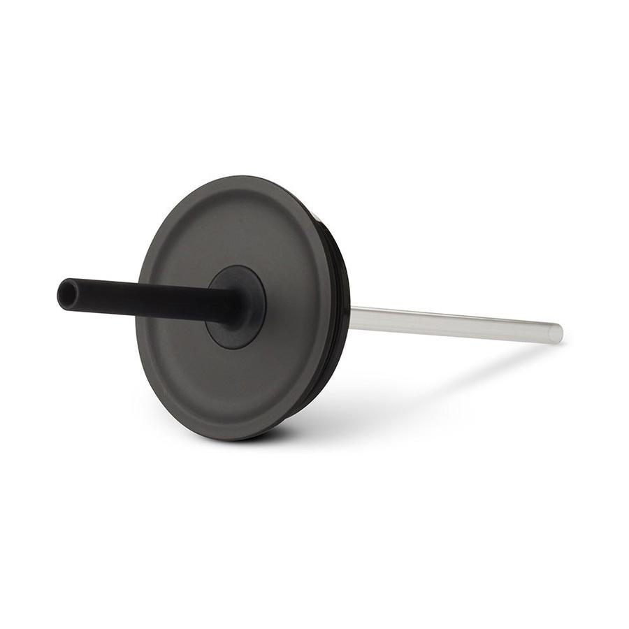 Hydro Flask Medium Press-In Straw Lid Black Black