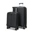 Caselite Venture 57cm & 76cm Top Open Hardside Luggage Set Black