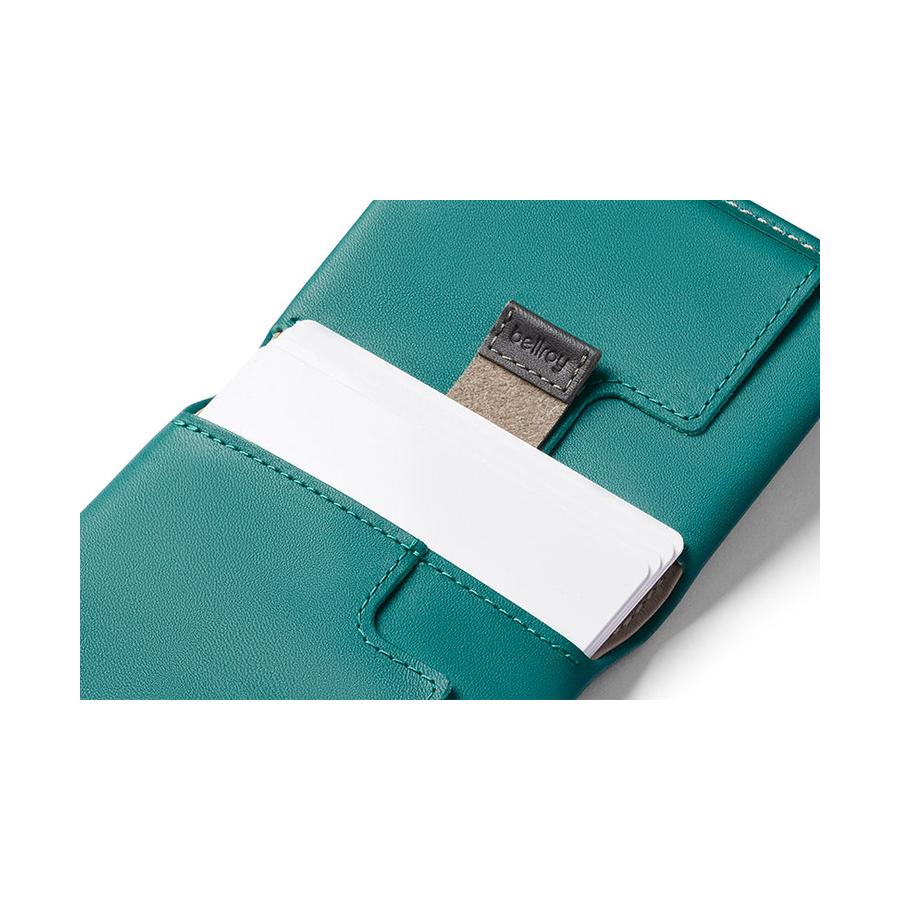 Bellroy Slim Sleeve Leather Wallet Teal Teal