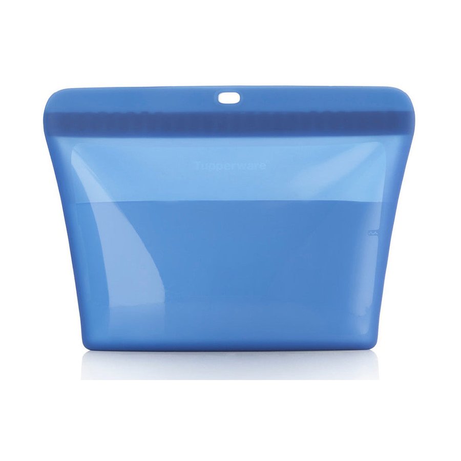Tupperware Ultimate Silicone Bag Large Sheer Blue Sheer Blue