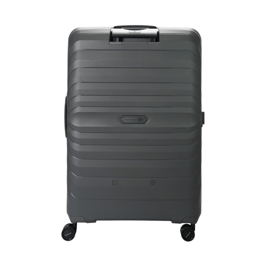 Samsonite Octolite Neo 81cm Hardside Checked Suitcase Gunmetal Gunmetal