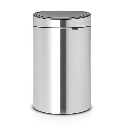 Brabantia Touch Bin (40L) Matte Steel Fingerprint Proof